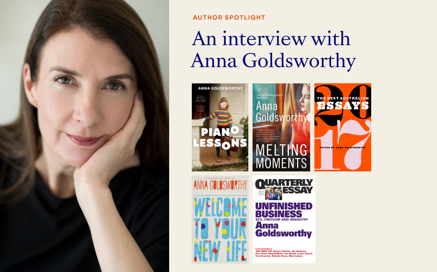 Author Spotlight on Anna Goldsworthy