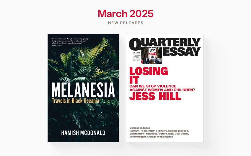 March 2025 new releases from Black Inc.